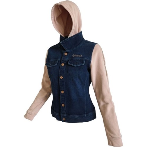 Guess hooded denim jacket - hooded,